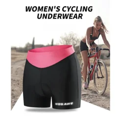 Women's Cycling Underwear Cycling Padded Shorts Summer Polyester Bike Underwear Shorts Padded Shorts / Chamois 3D Pad Quick Dry Moisture Wicking Sports Patchwork Black / Pink / Black+White Mountain