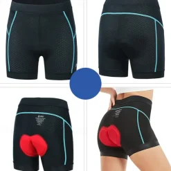 Women's Cycling Underwear Shorts Bike Shorts 3D Padded Shorts Bike Padded Shorts / Chamois Bottoms Mountain Bike MTB Road Bike Cycling Sports 3D Pad Breathable Quick Dry Lightweight Black Blue Spandex