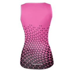 Women's Cycling Vest Cycling Jersey Graphic Geometic Sleeveless Bike Vest / Gilet Jersey Top with 3 Rear Pockets Mountain Bike MTB Road Bike Cycling Quick Dry Back Pocket Moisture Wicking Breathable