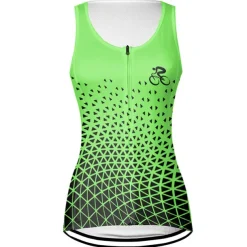 Women's Cycling Vest Cycling Jersey Graphic Geometic Sleeveless Bike Vest / Gilet Jersey Top with 3 Rear Pockets Mountain Bike MTB Road Bike Cycling Quick Dry Back Pocket Moisture Wicking Breathable