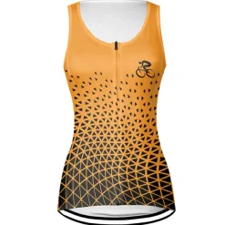 Women's Cycling Vest Cycling Jersey Graphic Geometic Sleeveless Bike Vest / Gilet Jersey Top with 3 Rear Pockets Mountain Bike MTB Road Bike Cycling Quick Dry Back Pocket Moisture Wicking Breathable
