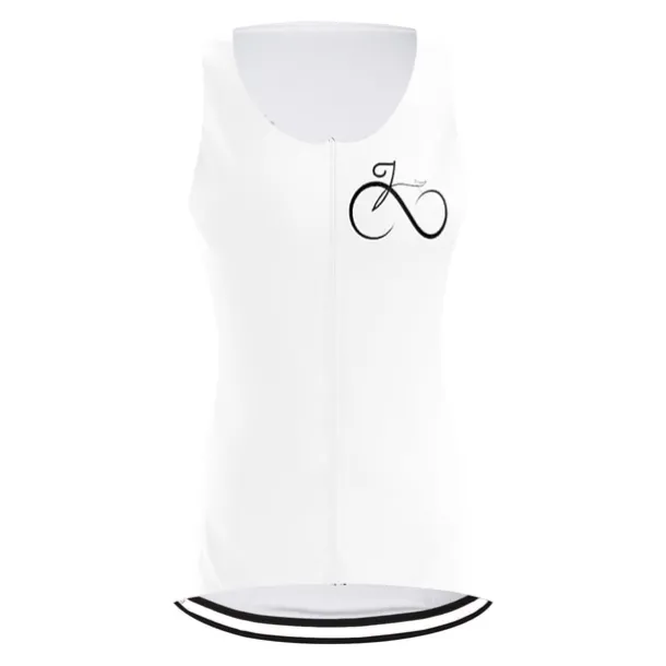 Women's Cycling Vest Cycling Jersey Graphic Funny Sleeveless Bike Jersey Top with 3 Rear Pockets Mountain Bike MTB Road Bike Cycling Quick Dry Reflective Strips Moisture Wicking Breathable Sports