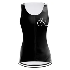 Women's Cycling Vest Cycling Jersey Graphic Funny Sleeveless Bike Jersey Top with 3 Rear Pockets Mountain Bike MTB Road Bike Cycling Quick Dry Reflective Strips Moisture Wicking Breathable Sports