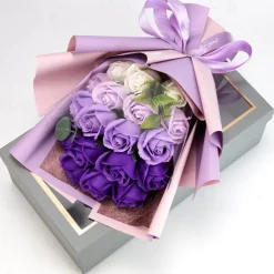 Women's Day Gifts 18 Rose Soap Bouquet Gift Box Qixi Valentine's Day Gift Women's Day Mother's Day Gifts for Girls Mother's Day Gifts for MoM