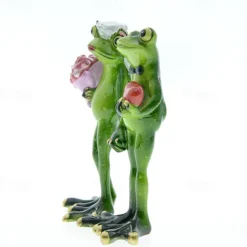 Women's Day Gifts Creative And Cute Nordic Garden Home Decoration Couple Frog Resin Craft Decorations Wedding And Valentine's Day Gifts Mother's Day Gifts for MoM
