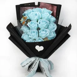 Women's Day Gifts Simulated Flowers Rose Soap Bouquet 18 Gift Boxes Women's Day Mother's Day Gifts for GirlsValentine's Day Gifts Mother's Day Gifts for MoM