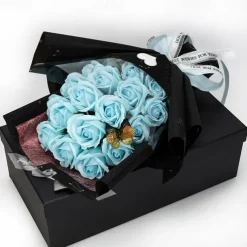 Women's Day Gifts Simulated Flowers Rose Soap Bouquet 18 Gift Boxes Women's Day Mother's Day Gifts for GirlsValentine's Day Gifts Mother's Day Gifts for MoM