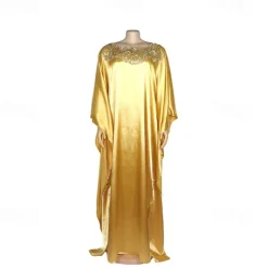 Women's Dress Arabian Dress Cosplay Abaya African Traditional Arabian Masquerade Adults Dress Party