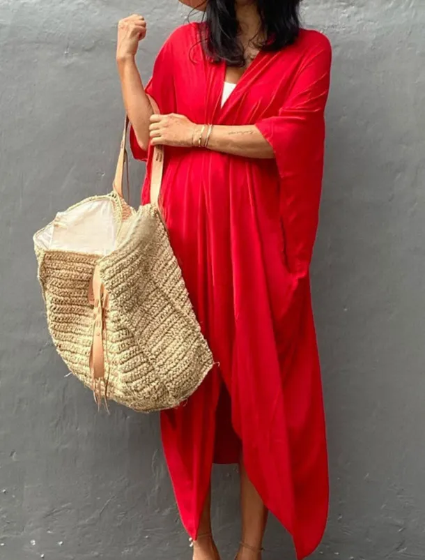 Women's Dressy Dusters Dressy Jackets Vacation Outdoor clothing Holiday Summer Spring Fall Coat Regular Fit Comfy Outdoor Swimming Sports Vacation Holiday Modern Jacket Pure Color Lace up Pleated