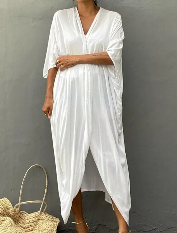 Women's Dressy Dusters Dressy Jackets Vacation Outdoor clothing Holiday Summer Spring Fall Coat Regular Fit Comfy Outdoor Swimming Sports Vacation Holiday Modern Jacket Pure Color Lace up Pleated