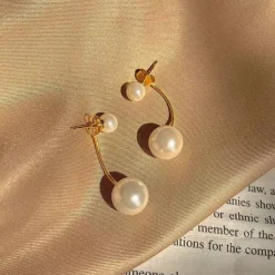 Women's Drop Earrings Classic Blessed Imitation Pearl Earrings Jewelry Silver / Gold For Wedding Halloween Daily Prom Festival