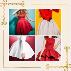 Women's Elastic Waist Chiffon Petticoat Puffy Tutu Tulle Skirt Princess Ballet Dance Pettiskirts Underskirt