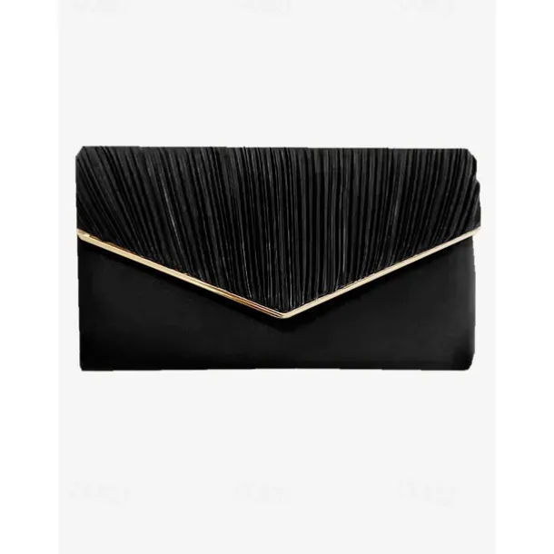 Women's Elegant Beige Clutch Bag with Detachable Chain Strap – Versatile Evening Purse for Weddings, Parties, and Formal Events