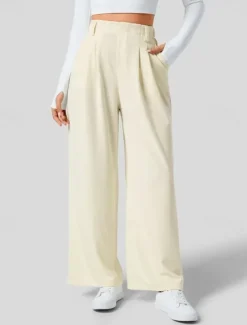 Women's EU / US Size Pants Trousers Casual / Sporty Full Length Natural Comfortable Micro-elastic Wine Amethyst Depression Green Almond Spring, Fall, Winter, Summer