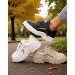Women's Farm Work Sneakers, Comfortable and Durable, Ideal for Outdoor Work, Gardening and Active Fall Days