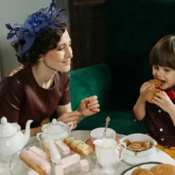 Women's Fascinators Feathers Mesh Ribbons Kentucky Derby Hat Tea Party Hats with Headband and Clip Fascinator Hat