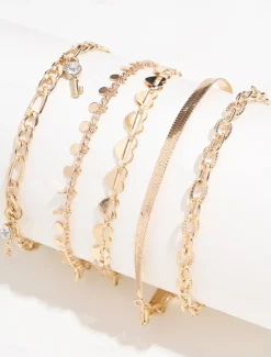 Women's Fashion Outdoor Heart Anklet