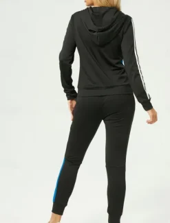 Women's Fashion Streetwear Daily Hoodie Pants Sets Long Sleeve Hooded Geometric Print Casual Daily Pink Red Royal Blue Summer Regular Fit