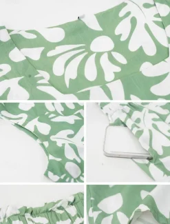 Women's Fashion Streetwear Daily Tank Top Baggy Shorts Sleeveless Square Neck Graphic Print Casual Daily Black Brown Green Summer Regular Fit