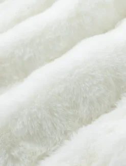 Women's Faux Fur Coat Active Elegant Comfortable Street Style Faux Fur Trim Outdoor Daily Wear Vacation Going out Faux Fur Short Coat Winter Fall Purple Pink Fuchsia Open Front Collarless Regular Fit