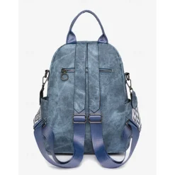 Women's Faux Leather Convertible Backpack in Brown with Adjustable Straps, Multiple Carrying Styles, and Zipper Pockets – Ideal for Travel, Work, and Everyday Use