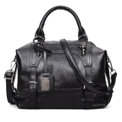 Women's Faux Leather Satchel Handbag - Perfect for Daily Use, Work, and Travel