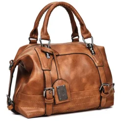 Women's Faux Leather Satchel Handbag - Perfect for Daily Use, Work, and Travel