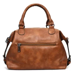 Women's Faux Leather Satchel Handbag - Perfect for Daily Use, Work, and Travel