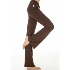 Women's Flare Leg Pants Wide Leg Quick Dry Moisture Wicking High Waist Yoga Fitness Gym Workout Bottoms Dark Grey Peacock Lake Blue H00109 White Modal Cotton Winter Sports Activewear / Athletic