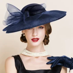 Women's Flax Headpiece - Wedding / Special Occasion Hats 1 Piece dress to impress Hats Race Day Dress