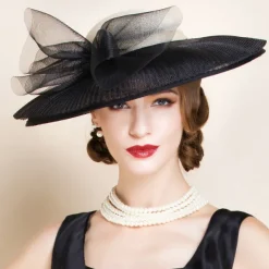 Women's Flax Headpiece - Wedding / Special Occasion Hats 1 Piece dress to impress Hats Race Day Dress