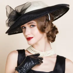 Women's Flax Headpiece - Wedding / Special Occasion Hats 1 Piece dress to impress Hats Race Day Dress