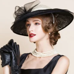 Women's Flax Headpiece - Wedding / Special Occasion Hats 1 Piece dress to impress Hats Race Day Dress