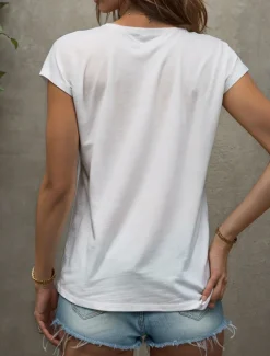 Women's Floral Camisole Tank Top Vintage Stylish Classic Sleeveless Short Sleeve V Neck Regular Tops Daily Print Black White Yellow Pink Blue Summer Spring