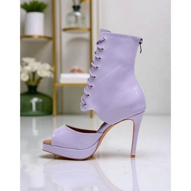 Women's Floral Dance Boots - Satin Peep Toe High Heel Professional Latin Ballroom Shoes with Elegant Rose Print, Ideal for Salsa, Tango and Stage Performances