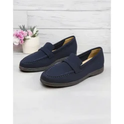 Women's Flyknit Slip-On Loafers - Lightweight Casual Walking Shoes for Work & Daily Wear