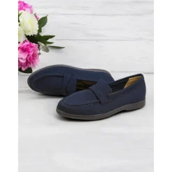 Women's Flyknit Slip-On Loafers - Lightweight Casual Walking Shoes for Work & Daily Wear