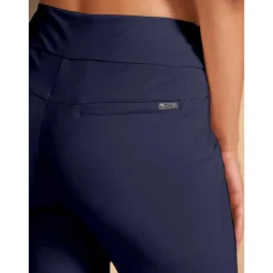 Women's Golf Capri 22Inch Performance Stretch Pants Black Red Dark Navy Pants Trousers Ladies Golf Attire Clothes Outfits Wear Apparel