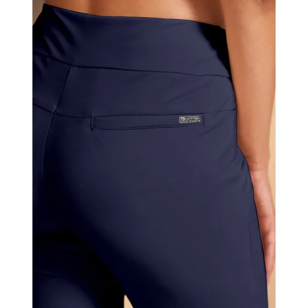 Women's Golf Capri 22Inch Performance Stretch Pants Black Red Dark Navy Pants Trousers Ladies Golf Attire Clothes Outfits Wear Apparel