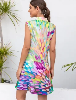 Women's Golf Dress Sleeveless Sun Protection UPF50 Ladies Golf Attire