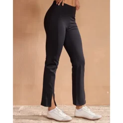 Women's Golf Pants Black Coffee Sun Protection Bottoms Slim Fit Fall Ladies Golf Attire Clothes Outfits Wear Apparel