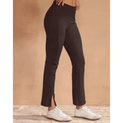 Women's Golf Pants Black Coffee Sun Protection Bottoms Slim Fit Fall Ladies Golf Attire Clothes Outfits Wear Apparel