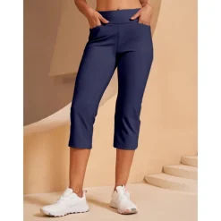 Women's Golf Pants Black Pink Red Bottoms Ladies Golf Attire Clothes Outfits Wear Apparel