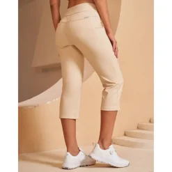 Women's Golf Pants Black Pink Red Bottoms Ladies Golf Attire Clothes Outfits Wear Apparel