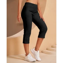 Women's Golf Pants Black Pink Red Bottoms Ladies Golf Attire Clothes Outfits Wear Apparel