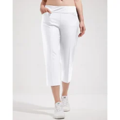 Women's Golf Pants 22inch Performance Stretch Capri Pants White Pants / Trousers Ladies Golf Attire Clothes Outfits Wear Apparel