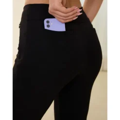 Women's Golf Pants 22inch Slim-Fit Stretch Capri Pants Navy Black Pants / Trousers Ladies Golf Attire Clothes Outfits Wear Apparel