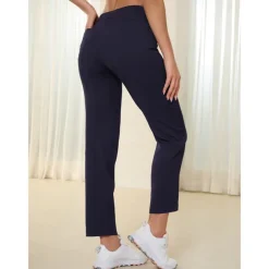 Women's Golf Pants Navy Black Pants / Trousers Ladies Golf Attire Clothes Outfits Wear Apparel