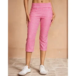 Women's Golf Pants Yan pink Black Rose Red Bottoms Ladies Golf Attire Clothes Outfits Wear Apparel