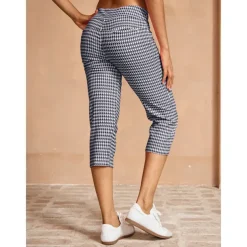 Women's Golf Pants Yan pink Black Rose Red Bottoms Ladies Golf Attire Clothes Outfits Wear Apparel